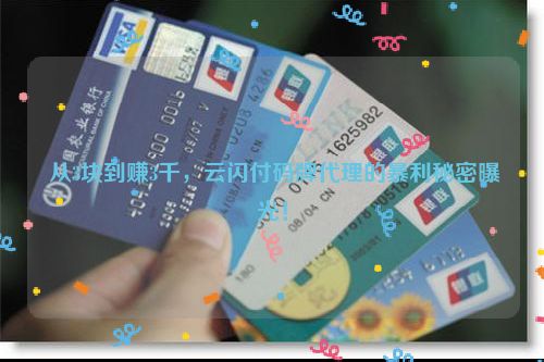  从3块到赚3千，云闪付码牌代理的暴利秘密曝光！